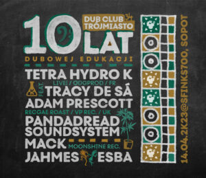 10 lat Dub Club Trójmiasto – Tetra Hydro K (FR), Adam Prescott (UK)